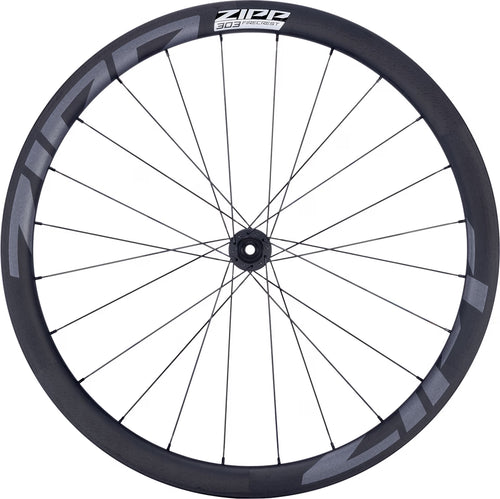 Rueda Delantera ZIPP 303 Firecrest Clincher A1 700C Carbon 24R 12x100 Freno Disco Graphic STD Tubeless
