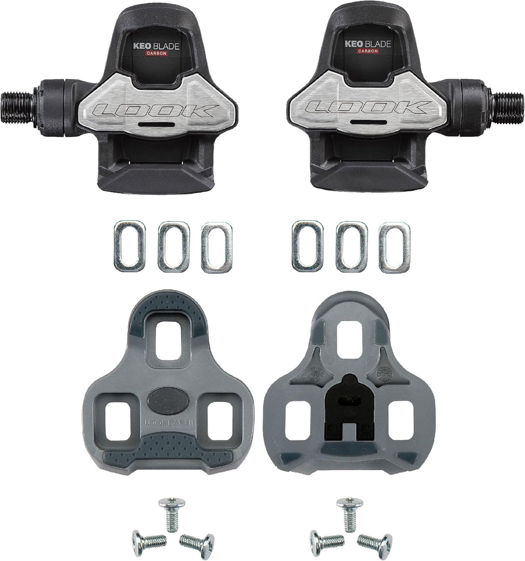 Pedal LOOK Ruta KEO BLADE CARBON Contacto CrMo + Placas
