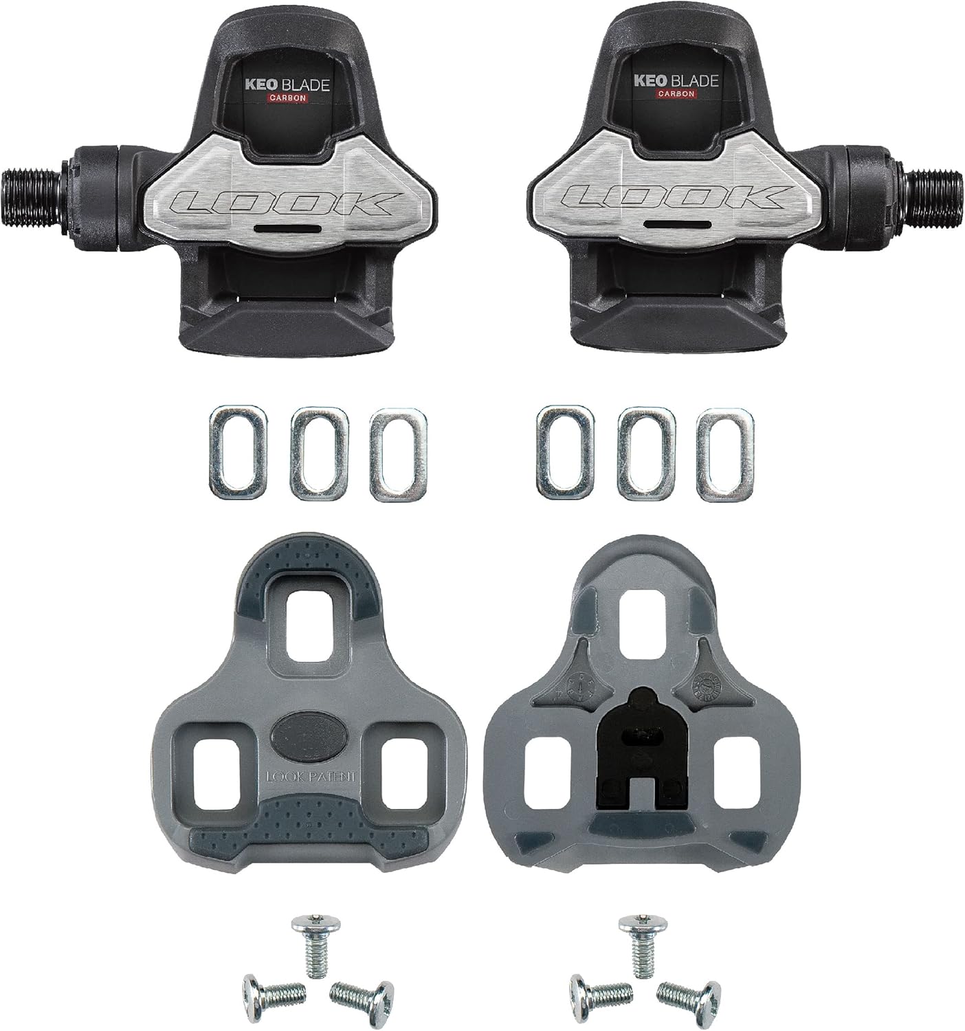 Pedal LOOK Ruta KEO BLADE CARBON Contacto CrMo + Placas