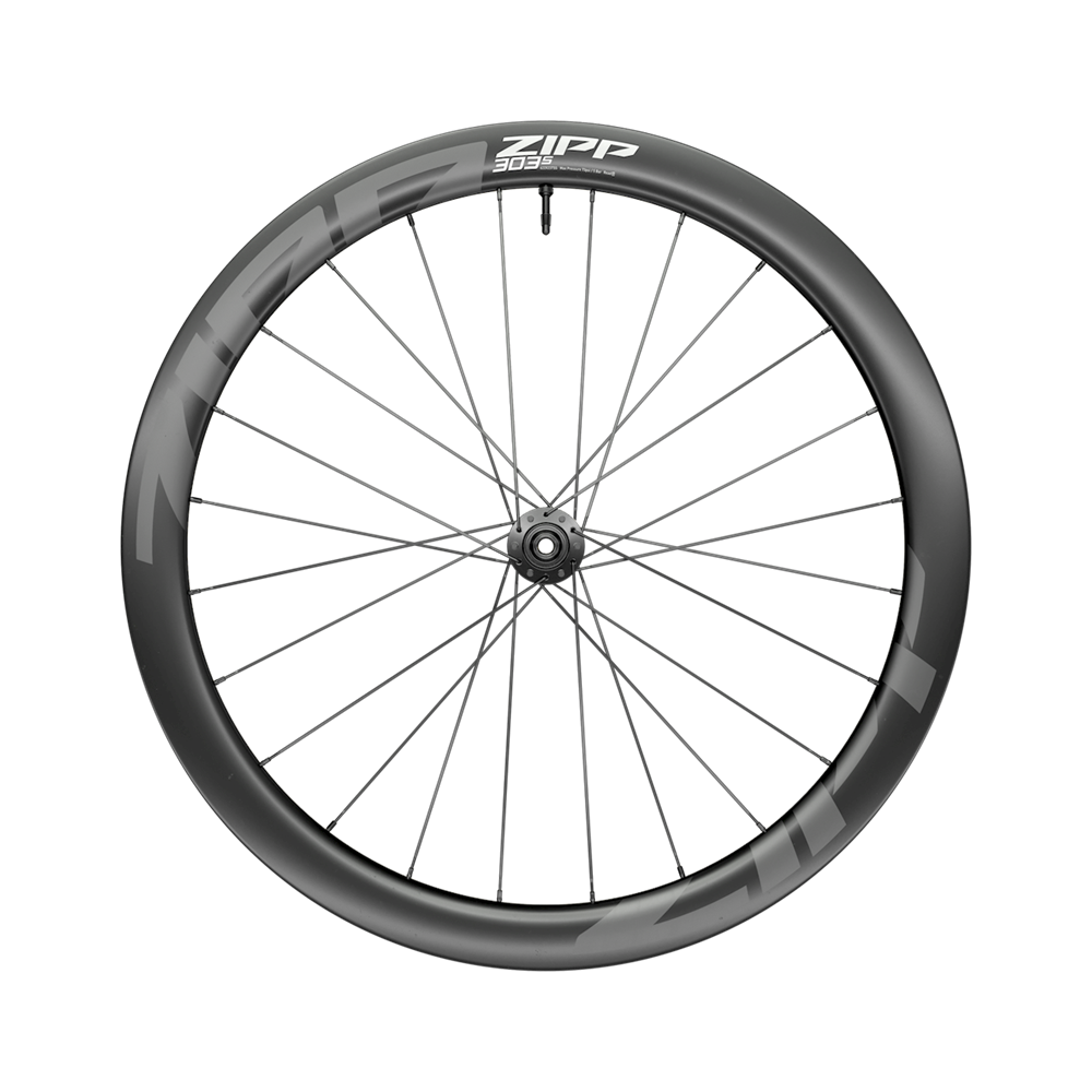 Rueda Delantera ZIPP 303 S Clincher 700C Carbon 24R 12x100 Freno Disco Center Locking STD Tubeless